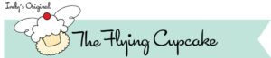 Indy's Original: The Flying Cupcake, with a cupcake with wings, over a light blue banner.